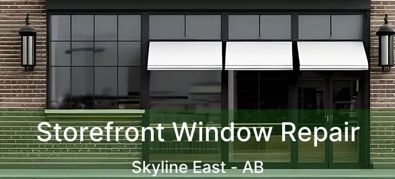  Storefront Window Repair Skyline East - AB
