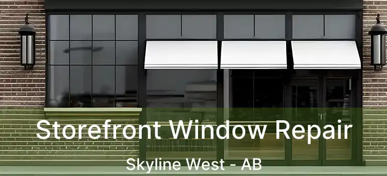 Storefront Window Repair Skyline West - AB
