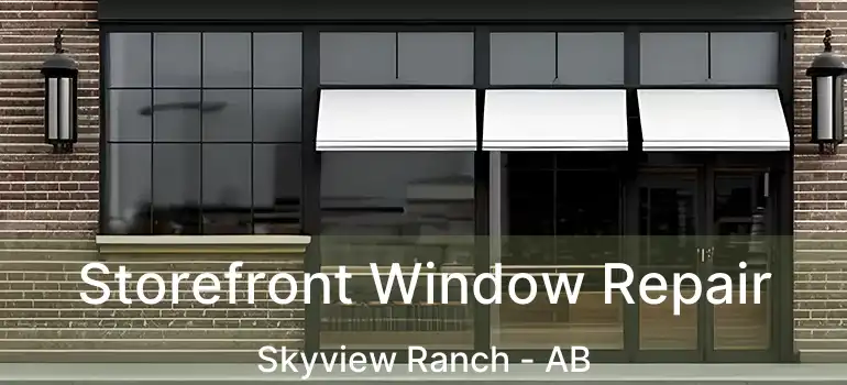  Storefront Window Repair Skyview Ranch - AB