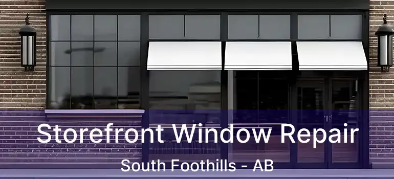  Storefront Window Repair South Foothills - AB