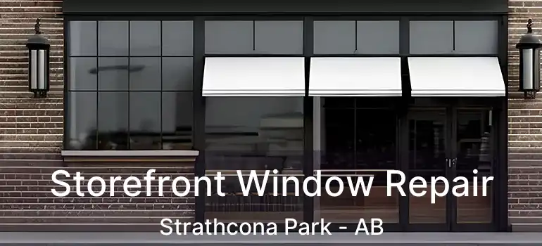  Storefront Window Repair Strathcona Park - AB
