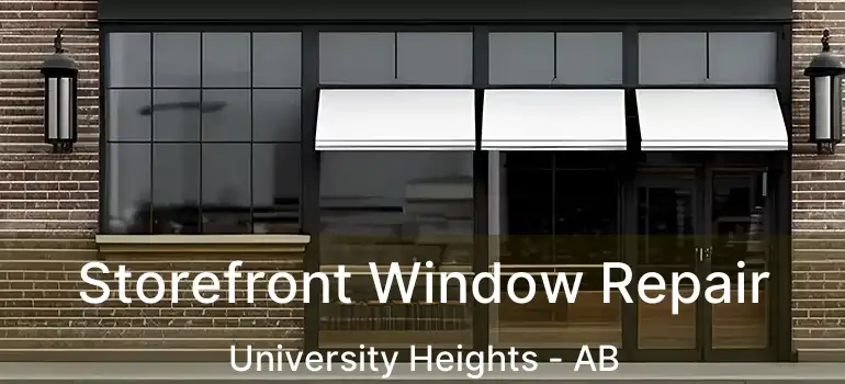  Storefront Window Repair University Heights - AB