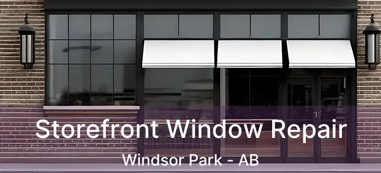  Storefront Window Repair Windsor Park - AB