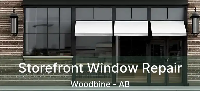  Storefront Window Repair Woodbine - AB