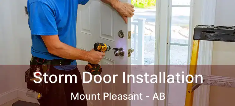  Storm Door Installation Mount Pleasant - AB