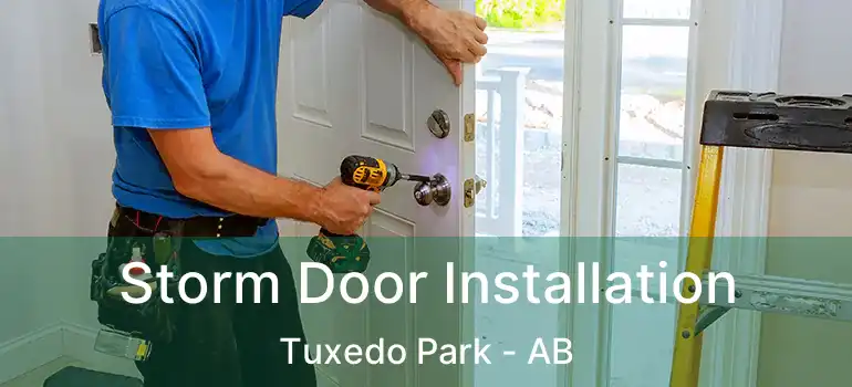  Storm Door Installation Tuxedo Park - AB