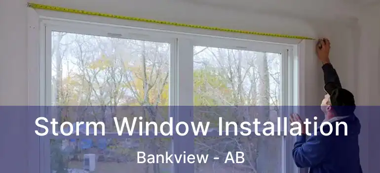  Storm Window Installation Bankview - AB