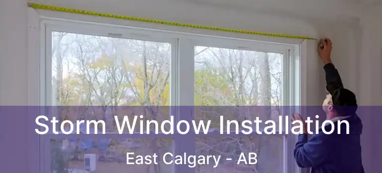 Storm Window Installation East Calgary - AB