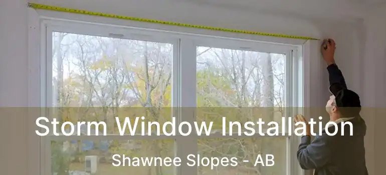  Storm Window Installation Shawnee Slopes - AB