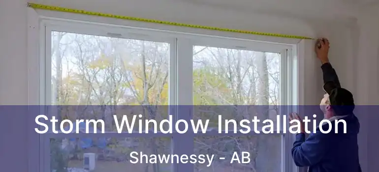  Storm Window Installation Shawnessy - AB