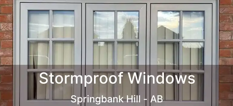  Stormproof Windows Springbank Hill - AB