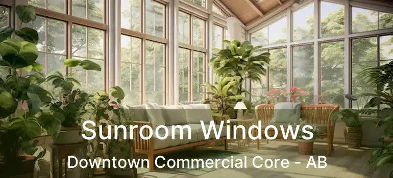  Sunroom Windows Downtown Commercial Core - AB