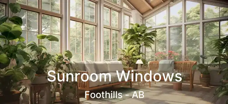  Sunroom Windows Foothills - AB