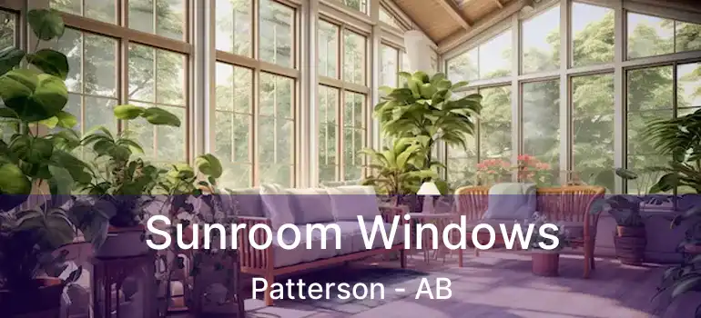  Sunroom Windows Patterson - AB