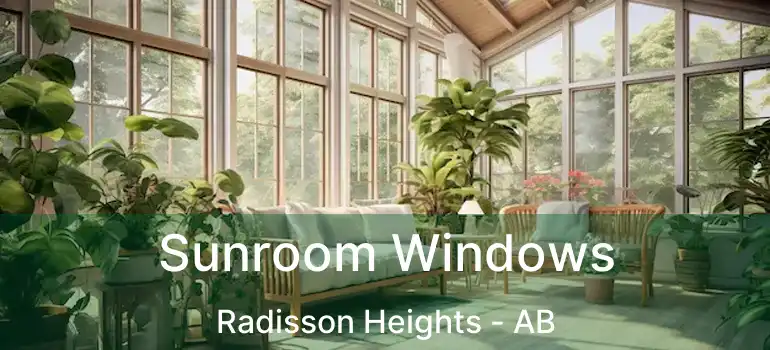  Sunroom Windows Radisson Heights - AB