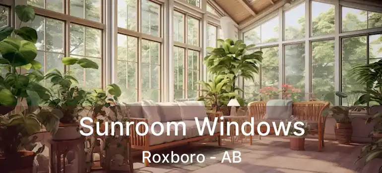  Sunroom Windows Roxboro - AB