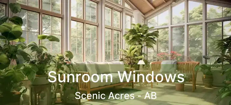  Sunroom Windows Scenic Acres - AB