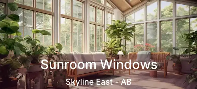  Sunroom Windows Skyline East - AB