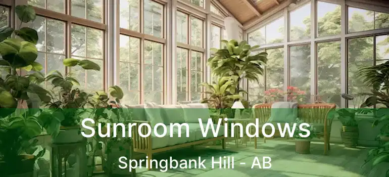  Sunroom Windows Springbank Hill - AB