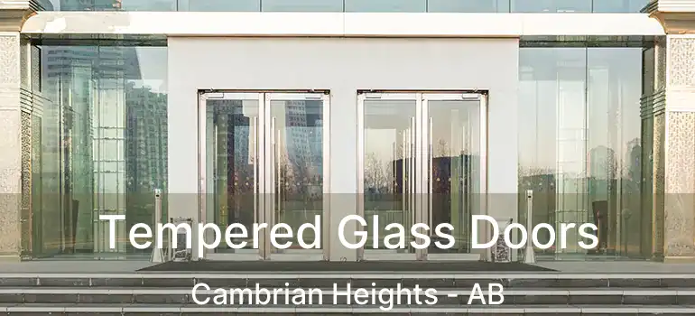 Tempered Glass Doors Cambrian Heights - AB