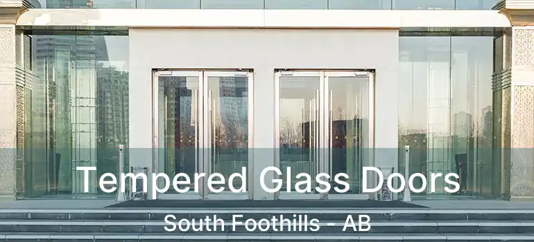  Tempered Glass Doors South Foothills - AB