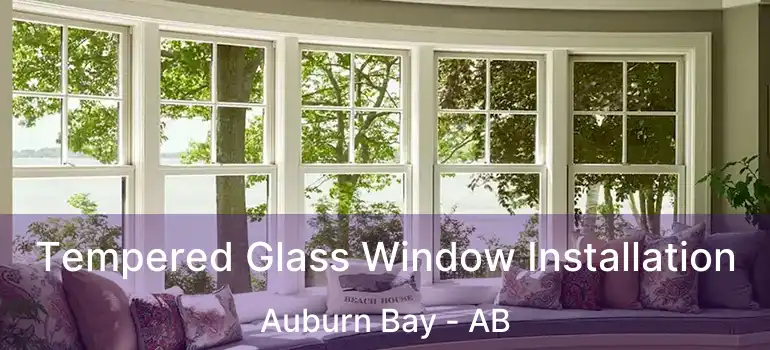  Tempered Glass Window Installation Auburn Bay - AB