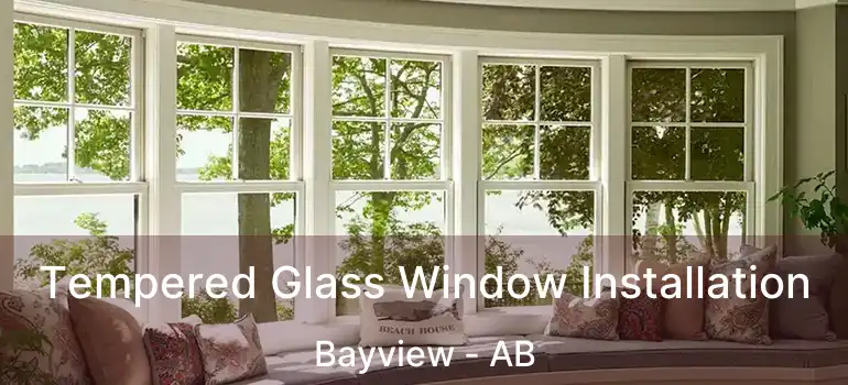  Tempered Glass Window Installation Bayview - AB