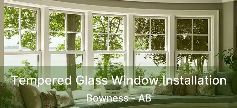  Tempered Glass Window Installation Bowness - AB