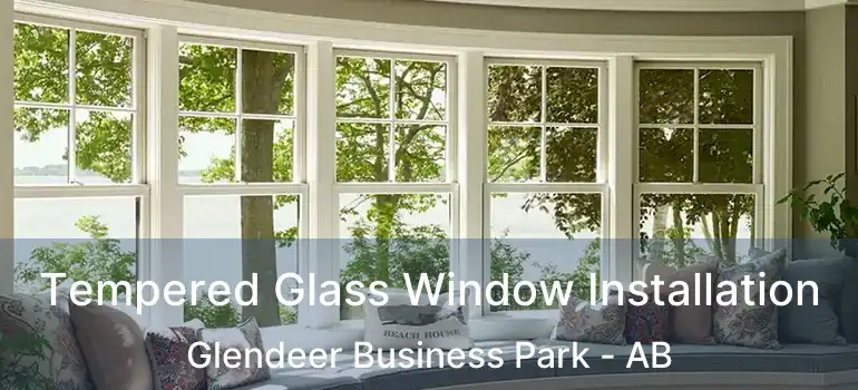  Tempered Glass Window Installation Glendeer Business Park - AB