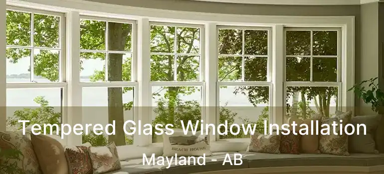  Tempered Glass Window Installation Mayland - AB
