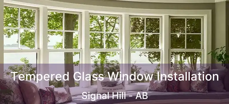  Tempered Glass Window Installation Signal Hill - AB