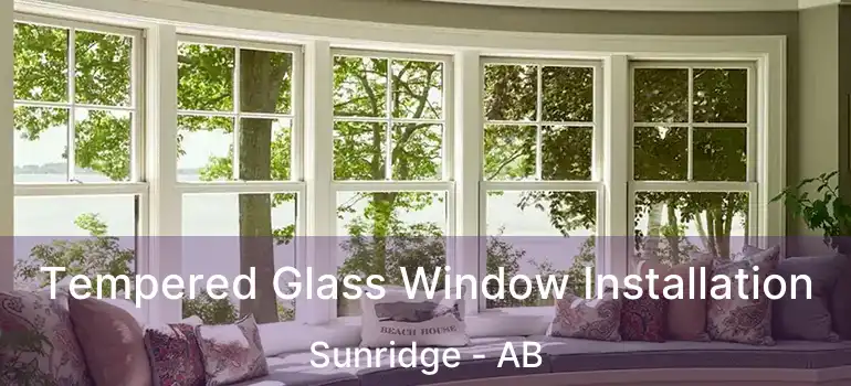  Tempered Glass Window Installation Sunridge - AB