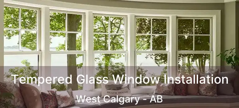  Tempered Glass Window Installation West Calgary - AB