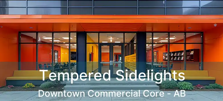  Tempered Sidelights Downtown Commercial Core - AB