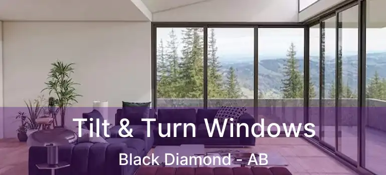  Tilt & Turn Windows Black Diamond - AB