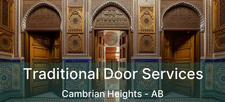  Traditional Door Services Cambrian Heights - AB