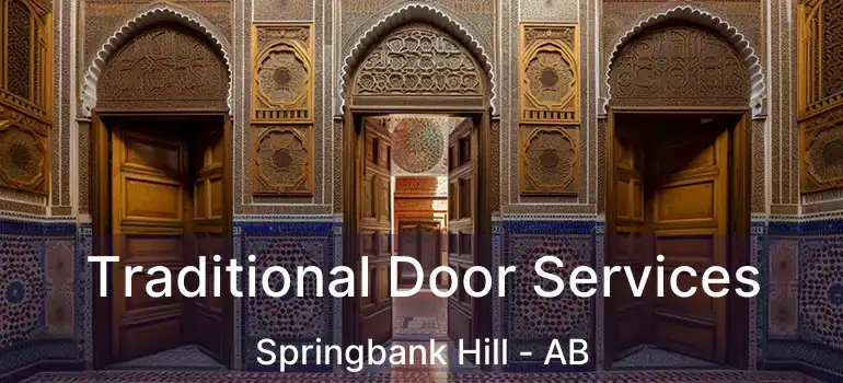  Traditional Door Services Springbank Hill - AB