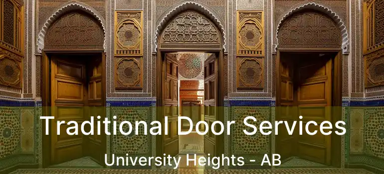  Traditional Door Services University Heights - AB