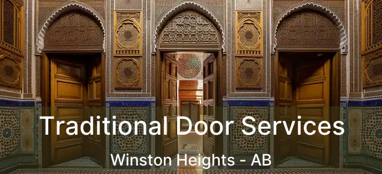  Traditional Door Services Winston Heights - AB