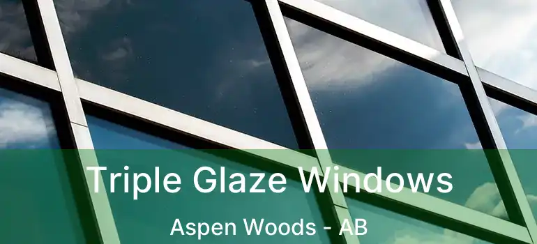 Triple Glaze Windows Aspen Woods - AB