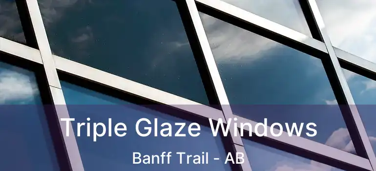  Triple Glaze Windows Banff Trail - AB
