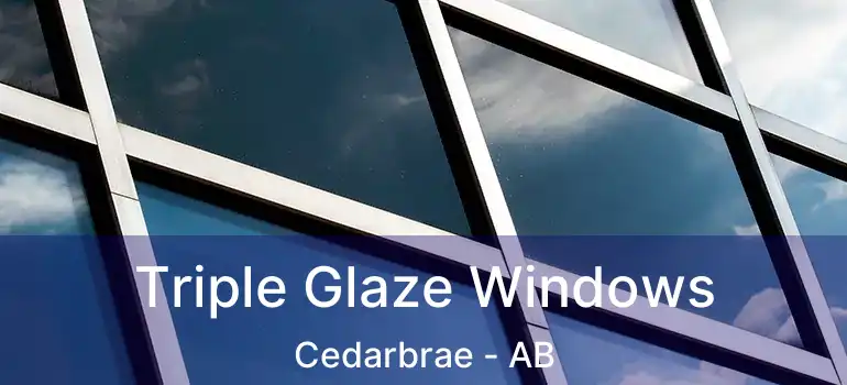  Triple Glaze Windows Cedarbrae - AB