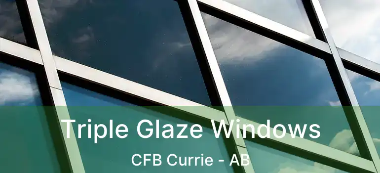  Triple Glaze Windows CFB Currie - AB