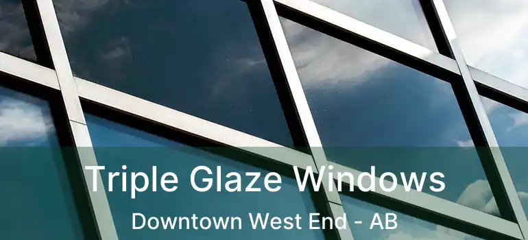  Triple Glaze Windows Downtown West End - AB