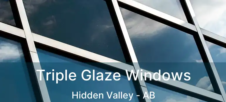  Triple Glaze Windows Hidden Valley - AB