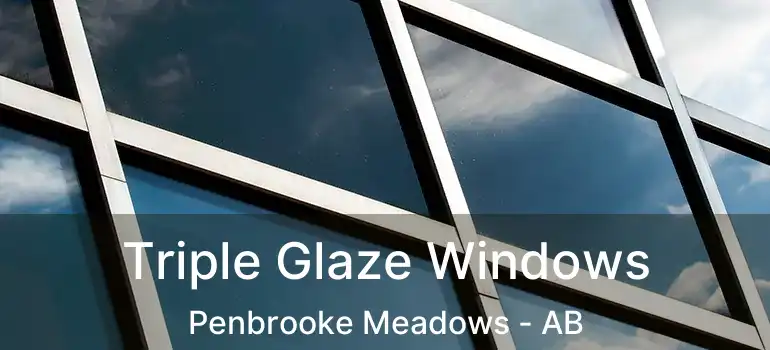  Triple Glaze Windows Penbrooke Meadows - AB