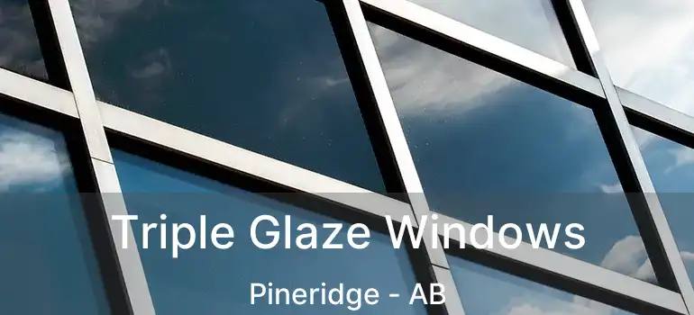  Triple Glaze Windows Pineridge - AB
