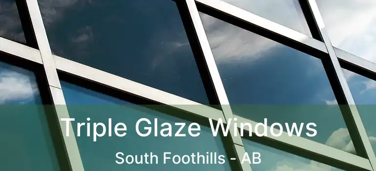  Triple Glaze Windows South Foothills - AB