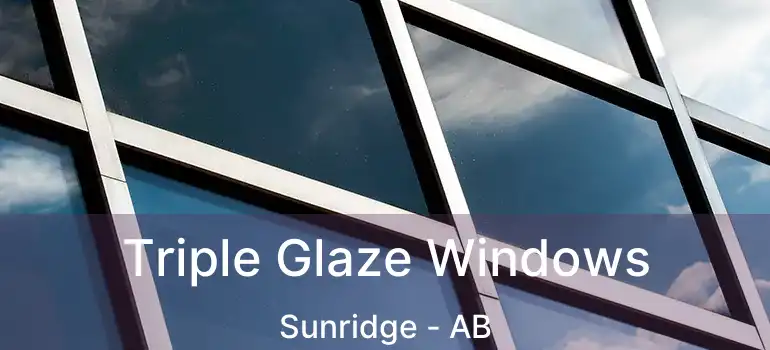  Triple Glaze Windows Sunridge - AB
