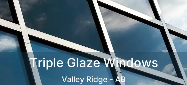  Triple Glaze Windows Valley Ridge - AB
